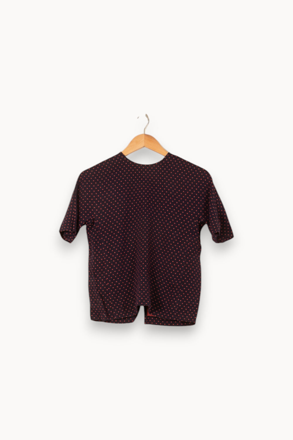 Blouse Noire et Rouge - Taille M/38 de la marque Sandro | PARAD59778 - Vendu par Paradigme - Image 2