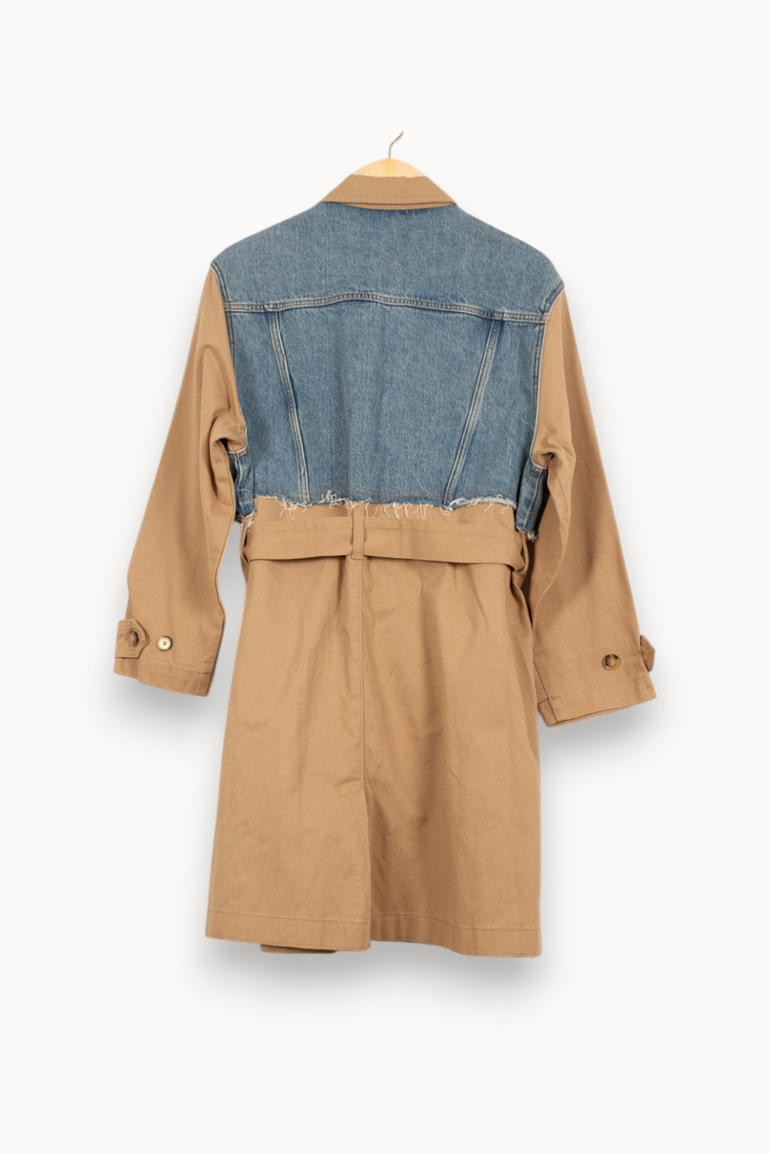 Trench Beige et Bleu - Taille L/40 de la marque ba&sh | PARAD59780 - Vendu par Paradigme - Image 4