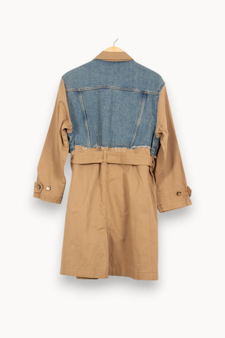 Trench Beige et Bleu - Taille L/40 de la marque ba&sh | PARAD59780 - Vendu par Paradigme - Image 4