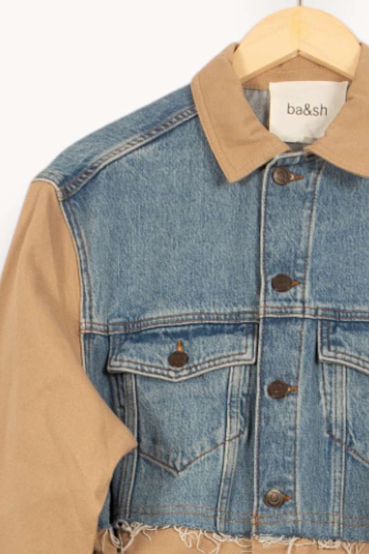 Trench Beige et Bleu - Taille L/40 de la marque ba&sh | PARAD59780 - Vendu par Paradigme - Image 3
