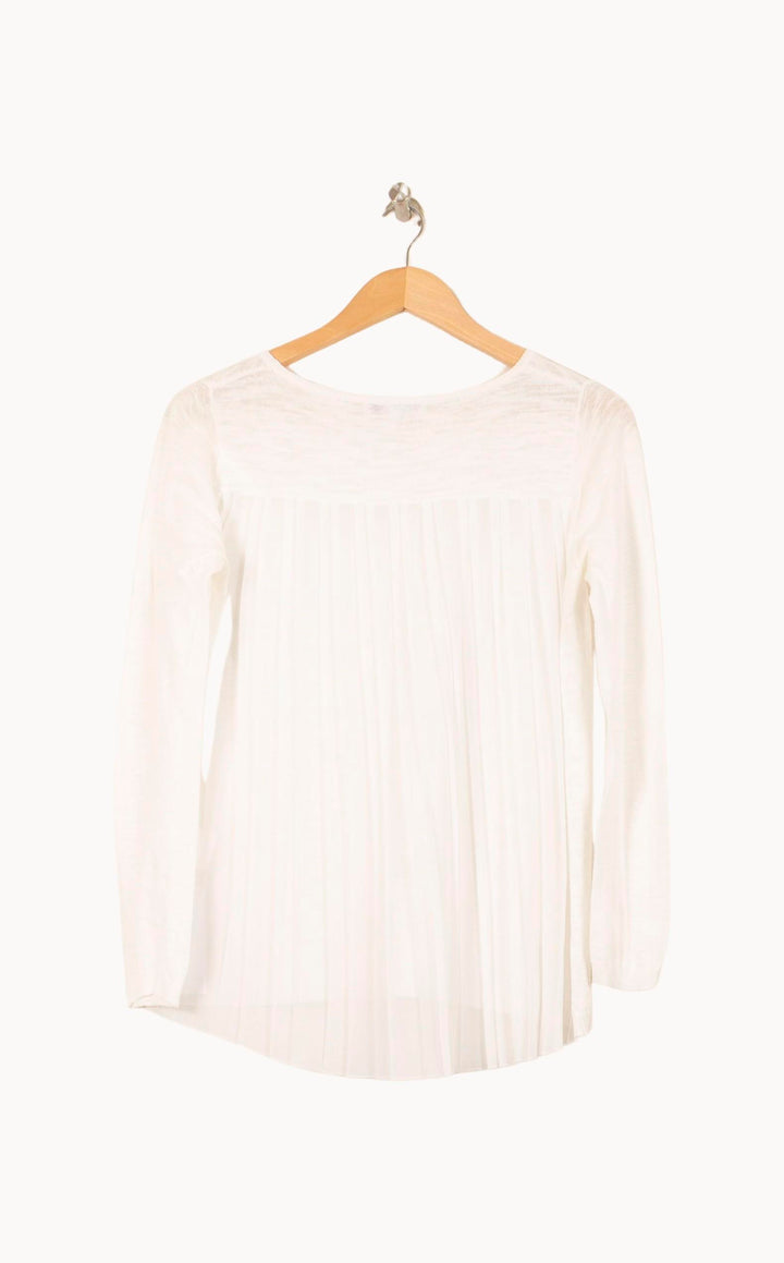 Pull Blanc - Taille S/36 de la marque Sandro | PARAD59791 - Vendu par Paradigme - Image 4
