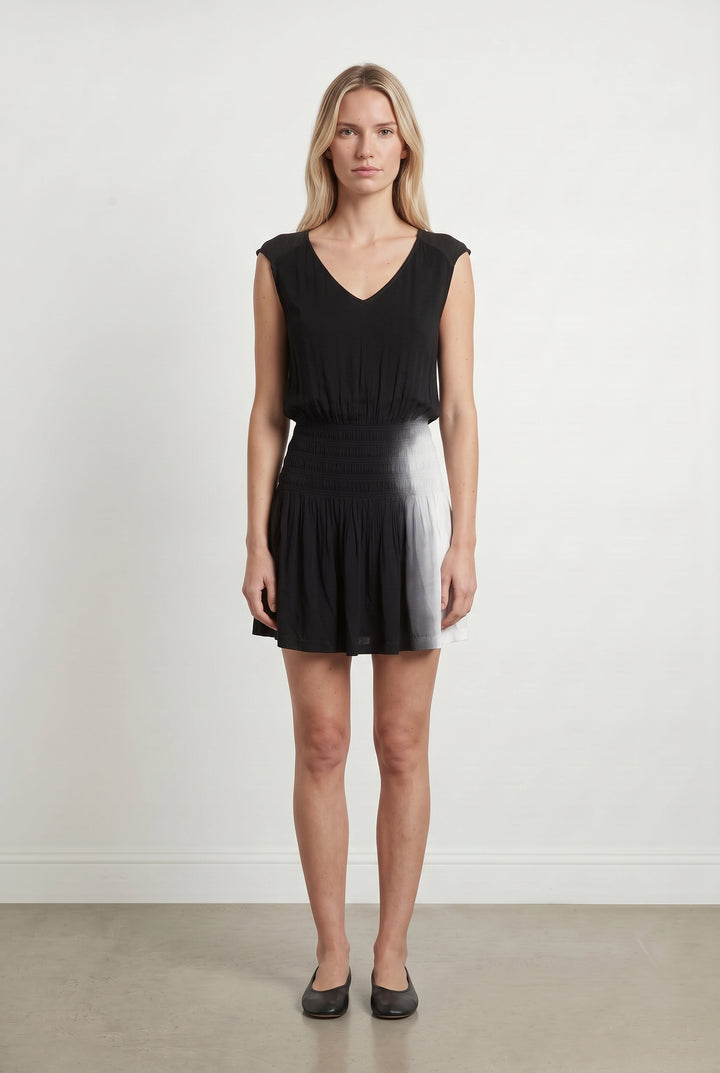 Robe Courte Noire et Blanche - Taille M/38 de la marque Maje | PARAD59794 - Vendu par Paradigme - Image 1