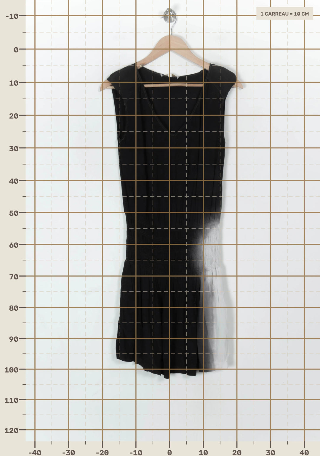 Robe Courte Noire et Blanche - Taille M/38 de la marque Maje | PARAD59794 - Vendu par Paradigme - Image 4