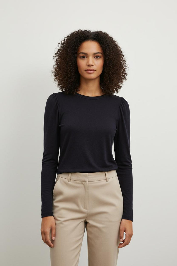 Tee-shirt Manches Longues Bleu - Taille S/36