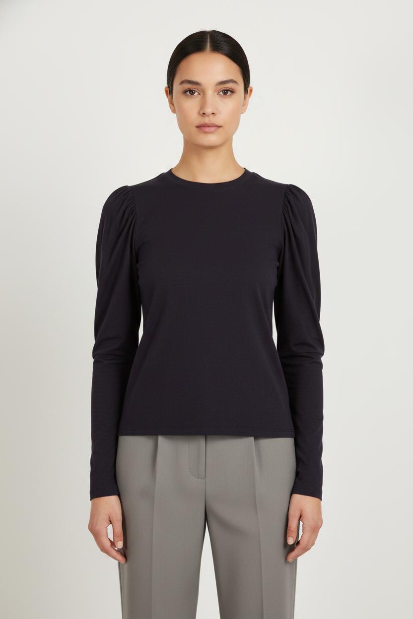 Tee-shirt Manches Longues Bleu - Taille S/36