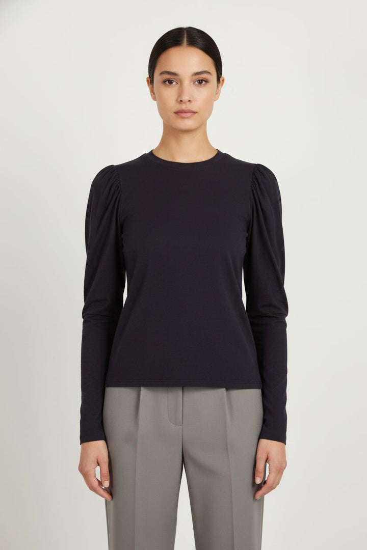 Tee-shirt Manches Longues Bleu - Taille S/36