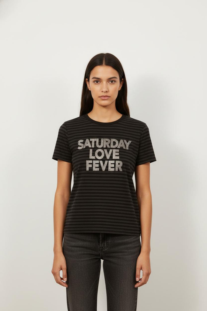 Tee-shirt Noir et Gris - Taille S/36
