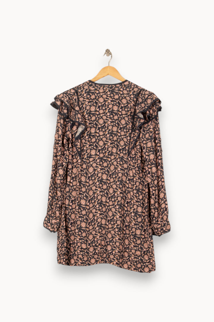 Robe Courte Noire et Rose - Taille S/36 de la marque Bérénice | PARAD59820 - Vendu par Paradigme - Image 4