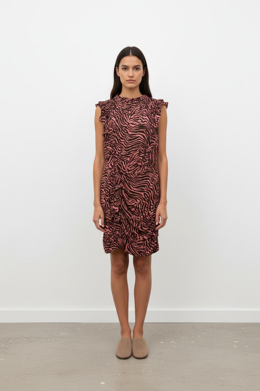 Robe Courte Rose et Noire - Taille S/36
