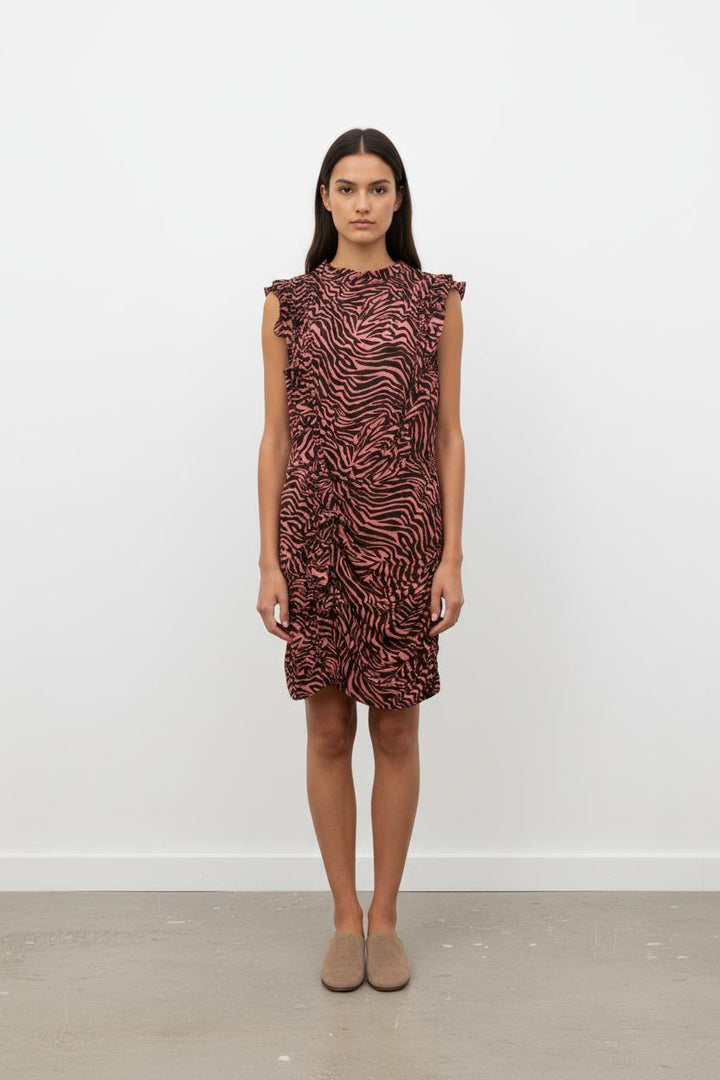 Robe Courte Rose et Noire - Taille S/36