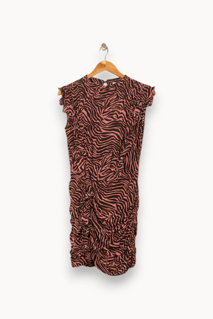 Robe Courte Rose et Noire - Taille S/36 de la marque Bérénice | PARAD59827 - Vendu par Paradigme - Image 2