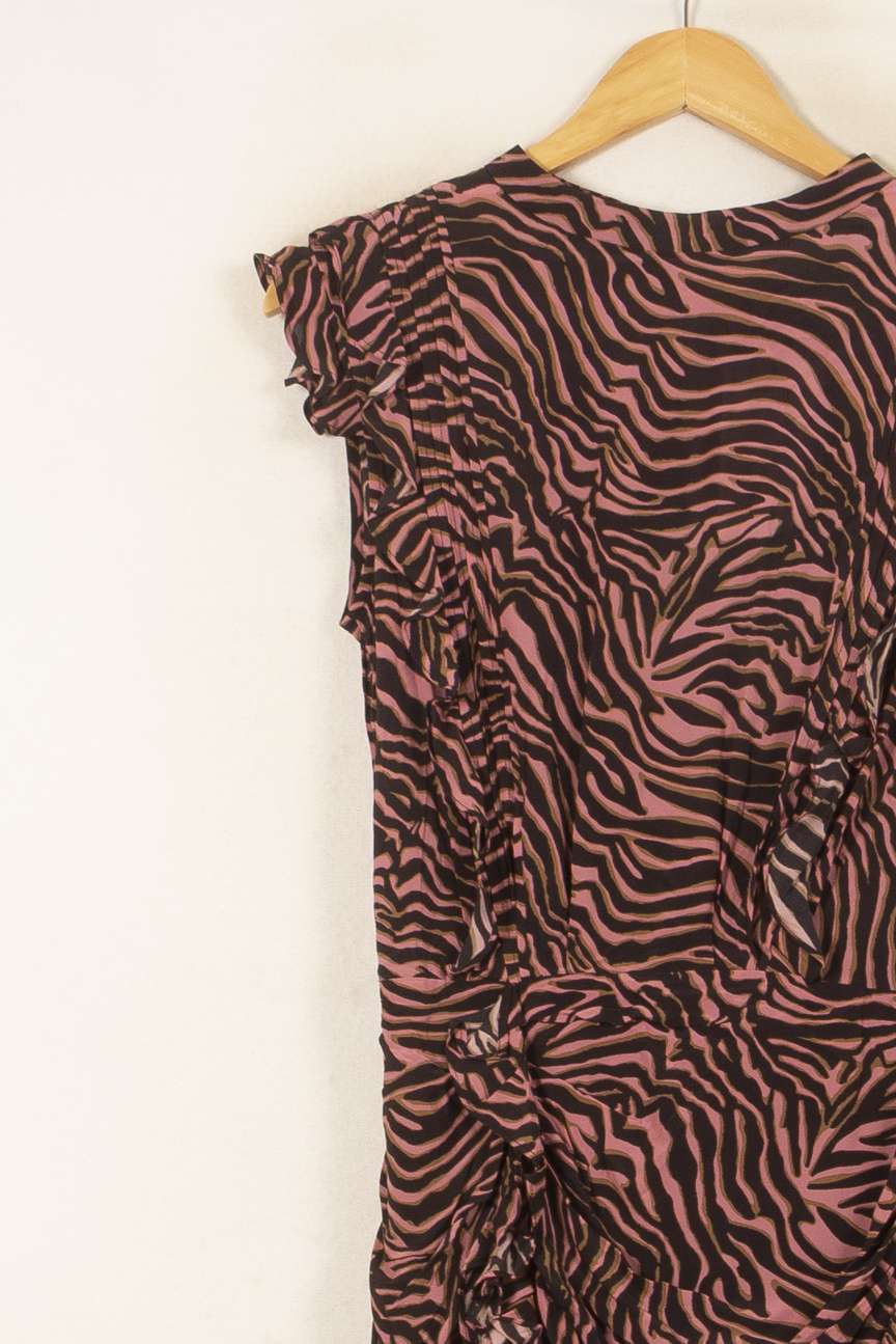 Robe Courte Noire et Rose - Taille S/36 de la marque Bérénice | PARAD59828 - Vendu par Paradigme - Image 3