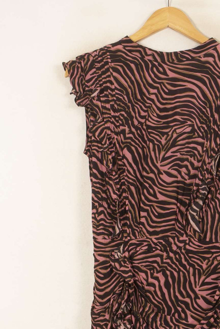 Robe Courte Noire et Rose - Taille S/36 de la marque Bérénice | PARAD59828 - Vendu par Paradigme - Image 3