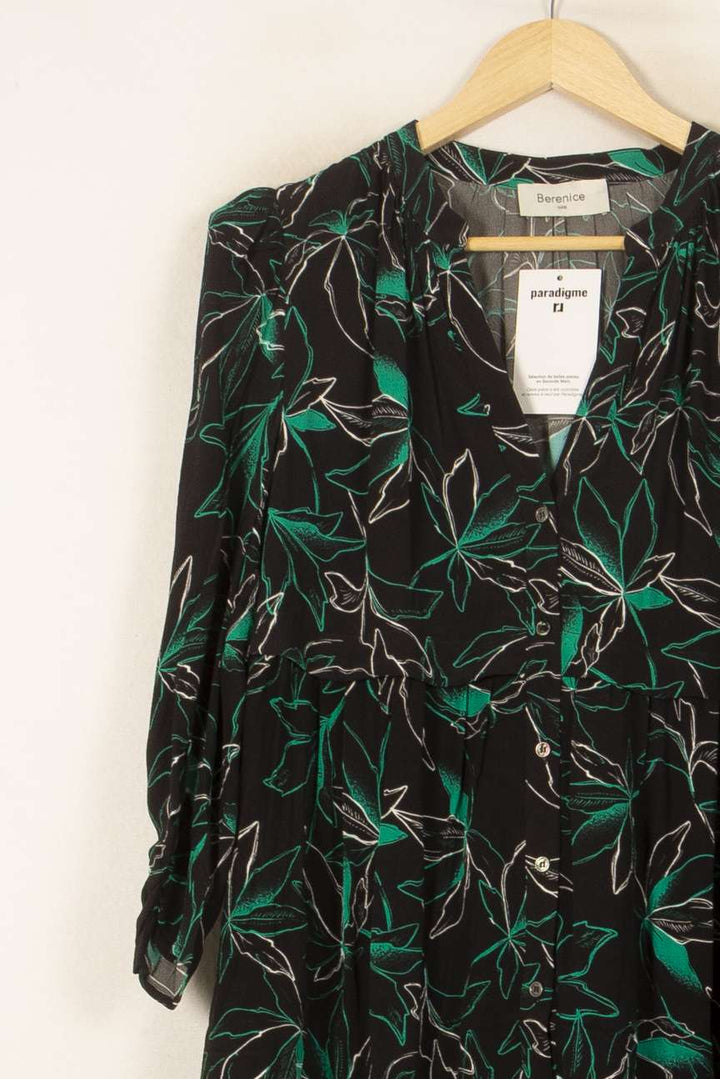 Robe Noire et Verte - Taille S/36 de la marque Bérénice | PARAD59833 - Vendu par Paradigme - Image 3