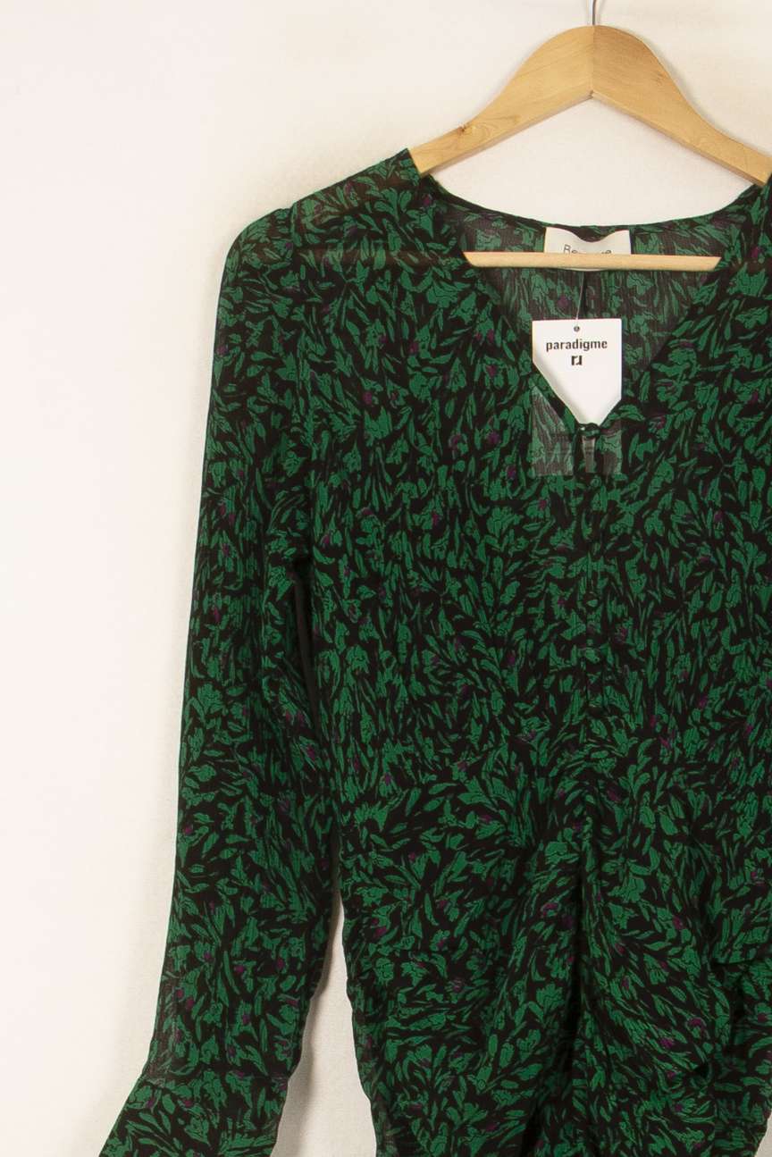Robe Verte et Noire - Taille M/38 de la marque Bérénice | PARAD59834 - Vendu par Paradigme - Image 3