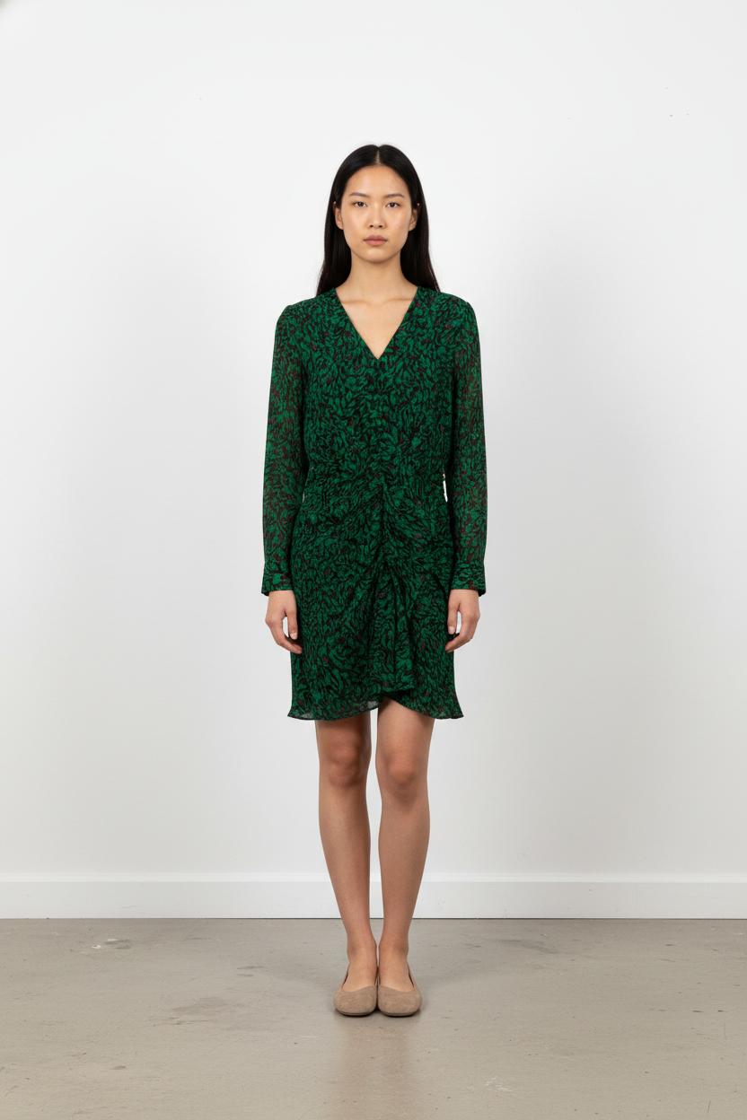 Robe Verte et Noire - Taille M/38