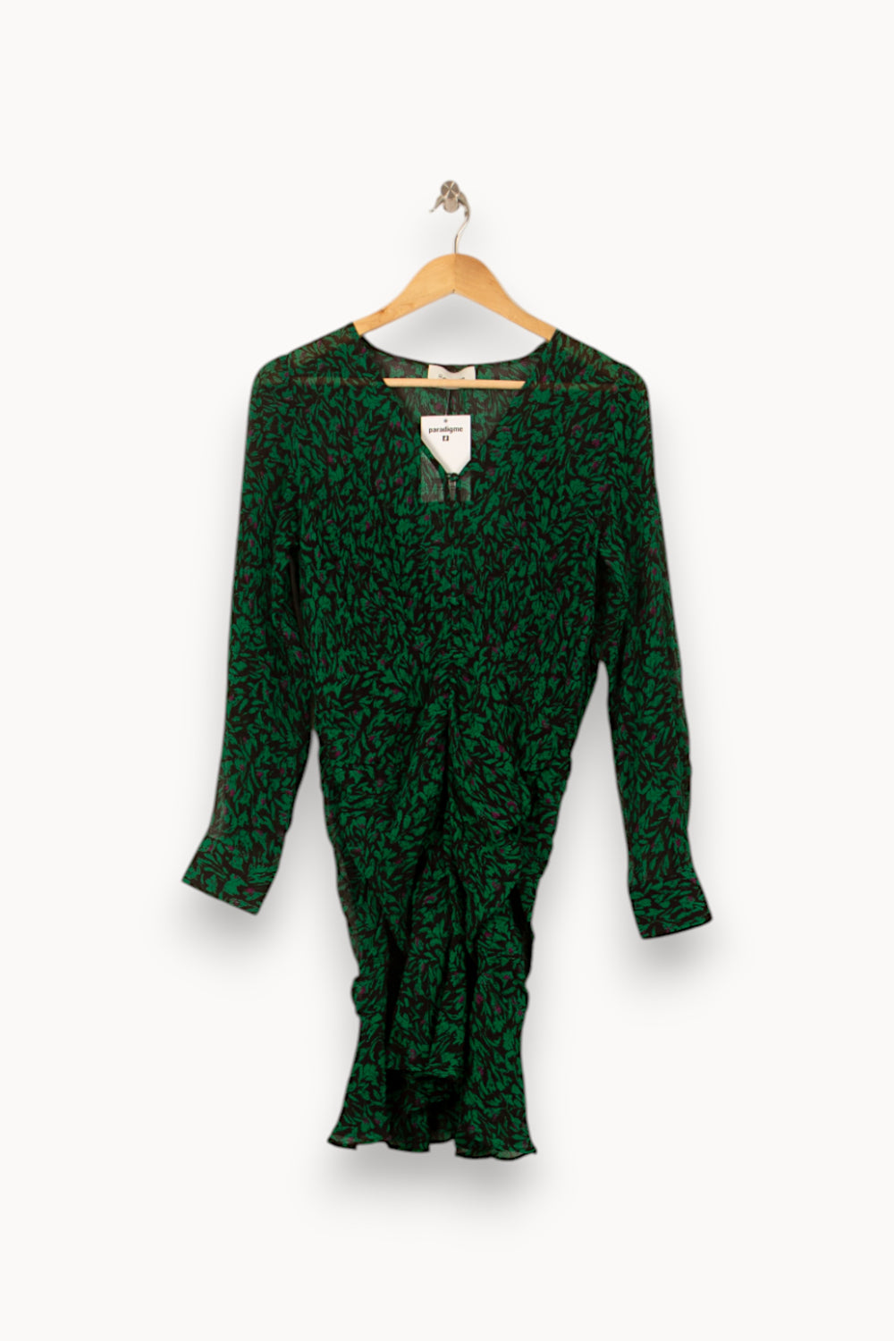 Robe Verte et Noire - Taille M/38 de la marque Bérénice | PARAD59834 - Vendu par Paradigme - Image 2