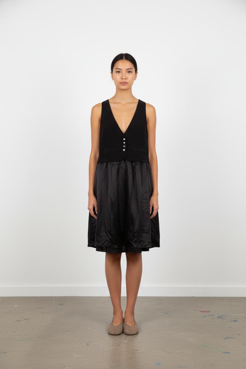 Robe Sans Manches Noire - Taille S/36