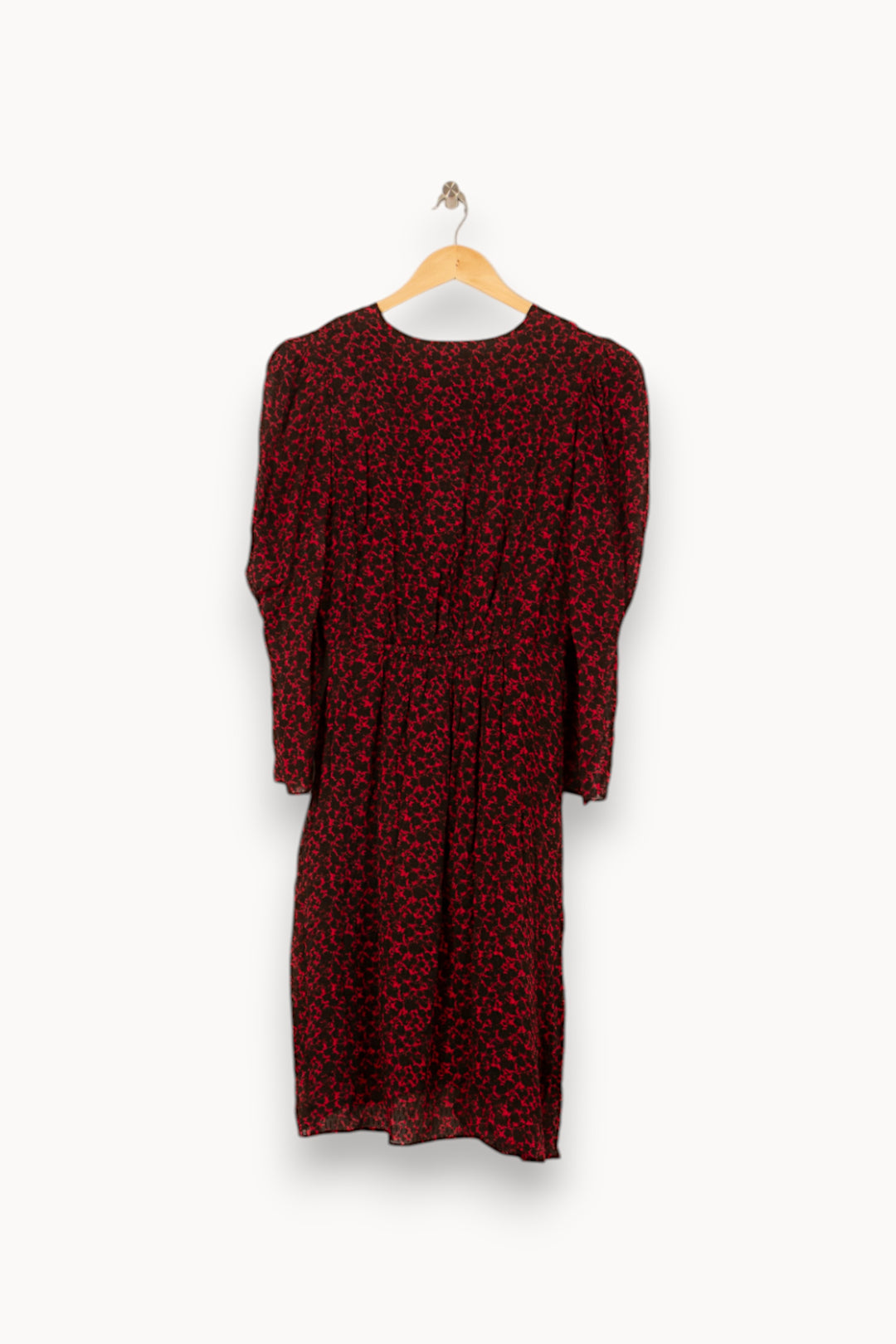 Robe Portefeuille Rouge et Noire - Taille S/36 de la marque Bérénice | PARAD59839 - Vendu par Paradigme - Image 4