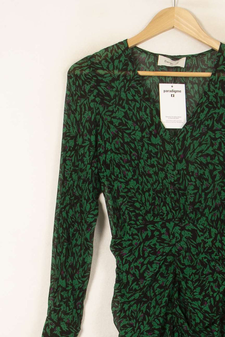 Robe Courte Verte et Noire - Taille XS/34 de la marque Bérénice | PARAD59841 - Vendu par Paradigme - Image 3