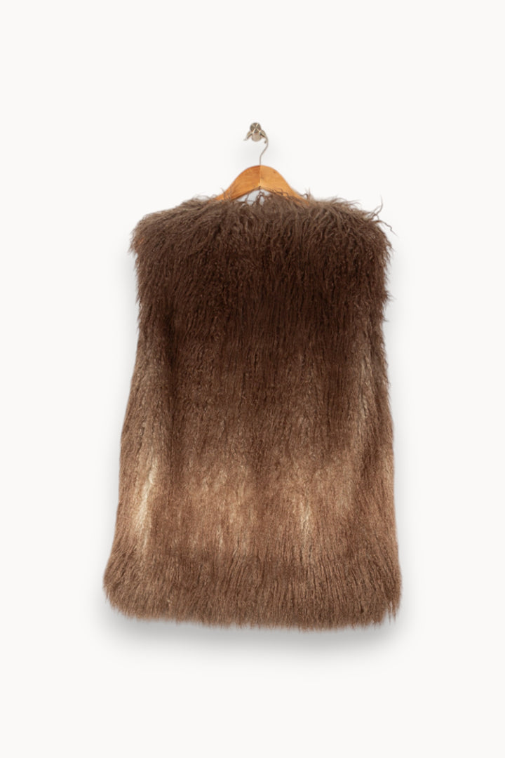 Gilet Sans Manches Marron - Taille XS/34 de la marque Imprevu | PARAD59843 - Vendu par Paradigme - Image 4