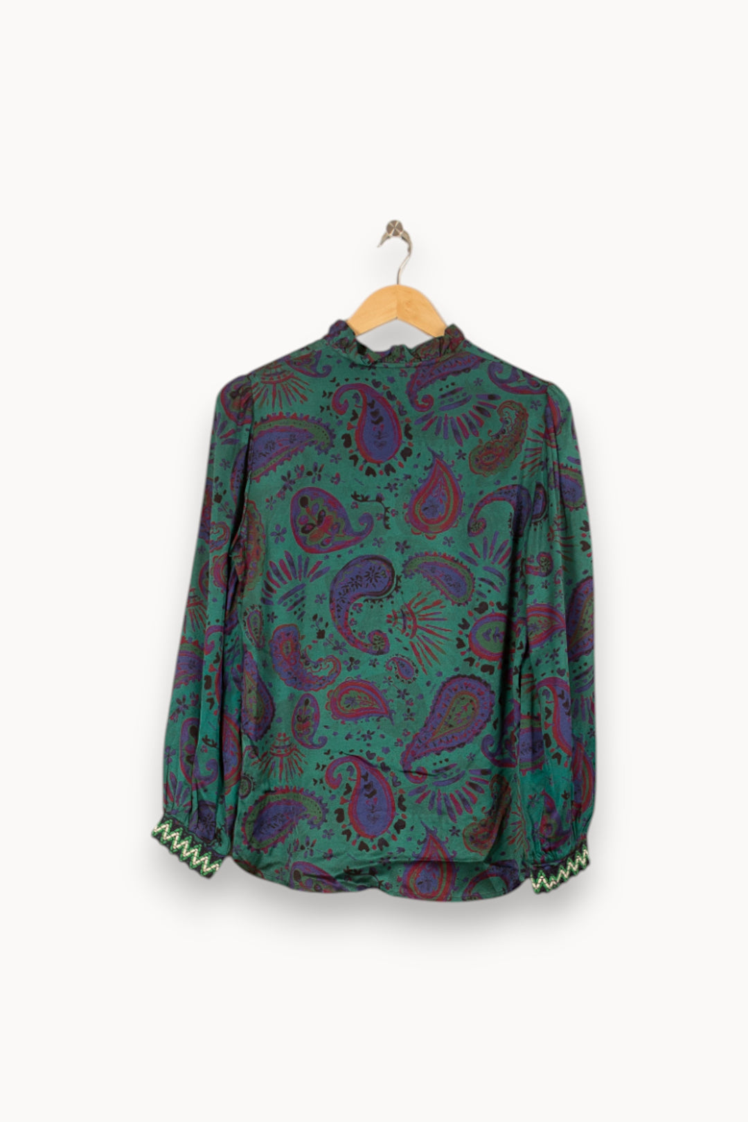 Blouse Verte et Violette - Taille XS/34 de la marque Imprevu | PARAD59847 - Vendu par Paradigme - Image 4