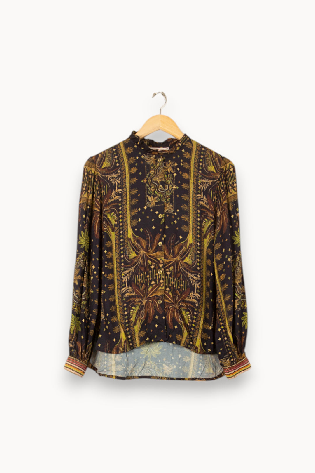 Blouse Noire et Dorée - Taille XS/34 de la marque Imprevu | PARAD59850 - Vendu par Paradigme - Image 2