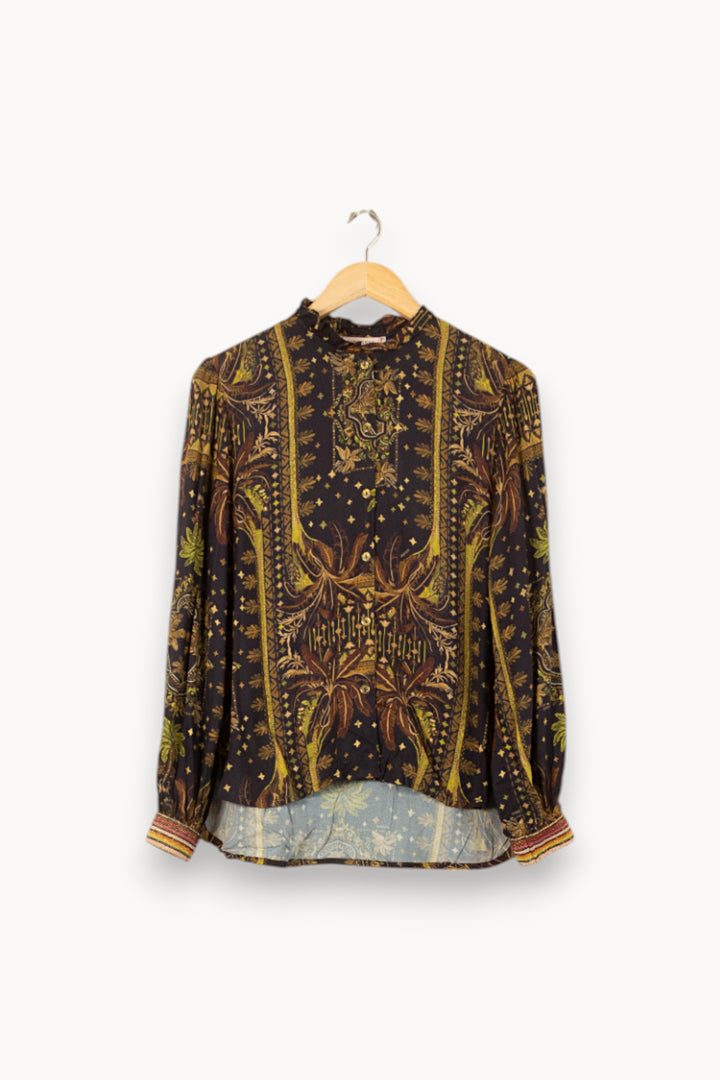 Blouse Noire et Dorée - Taille XS/34 de la marque Imprevu | PARAD59850 - Vendu par Paradigme - Image 2