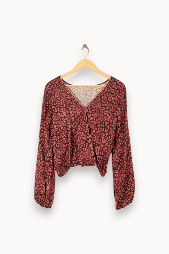 Blouse Violet et Noir - Taille S/36 de la marque Imprevu | PARAD59854 - Vendu par Paradigme - Image 4