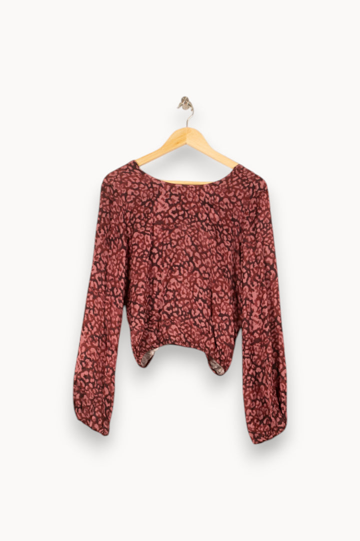 Blouse Violet et Noir - Taille S/36 de la marque Imprevu | PARAD59854 - Vendu par Paradigme - Image 2