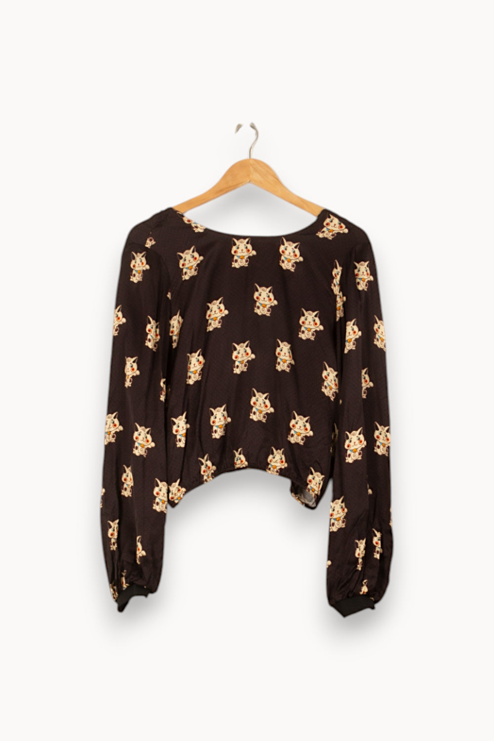 Blouse Noire - Taille XS/34 de la marque Imprevu | PARAD59857 - Vendu par Paradigme - Image 2