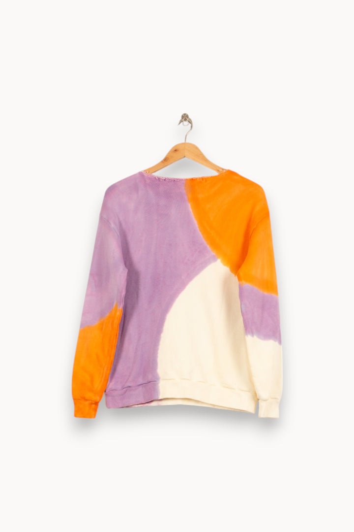 Sweat Violet Orange et Blanc - Taille XS/34 de la marque Imprevu | PARAD59864 - Vendu par Paradigme - Image 4