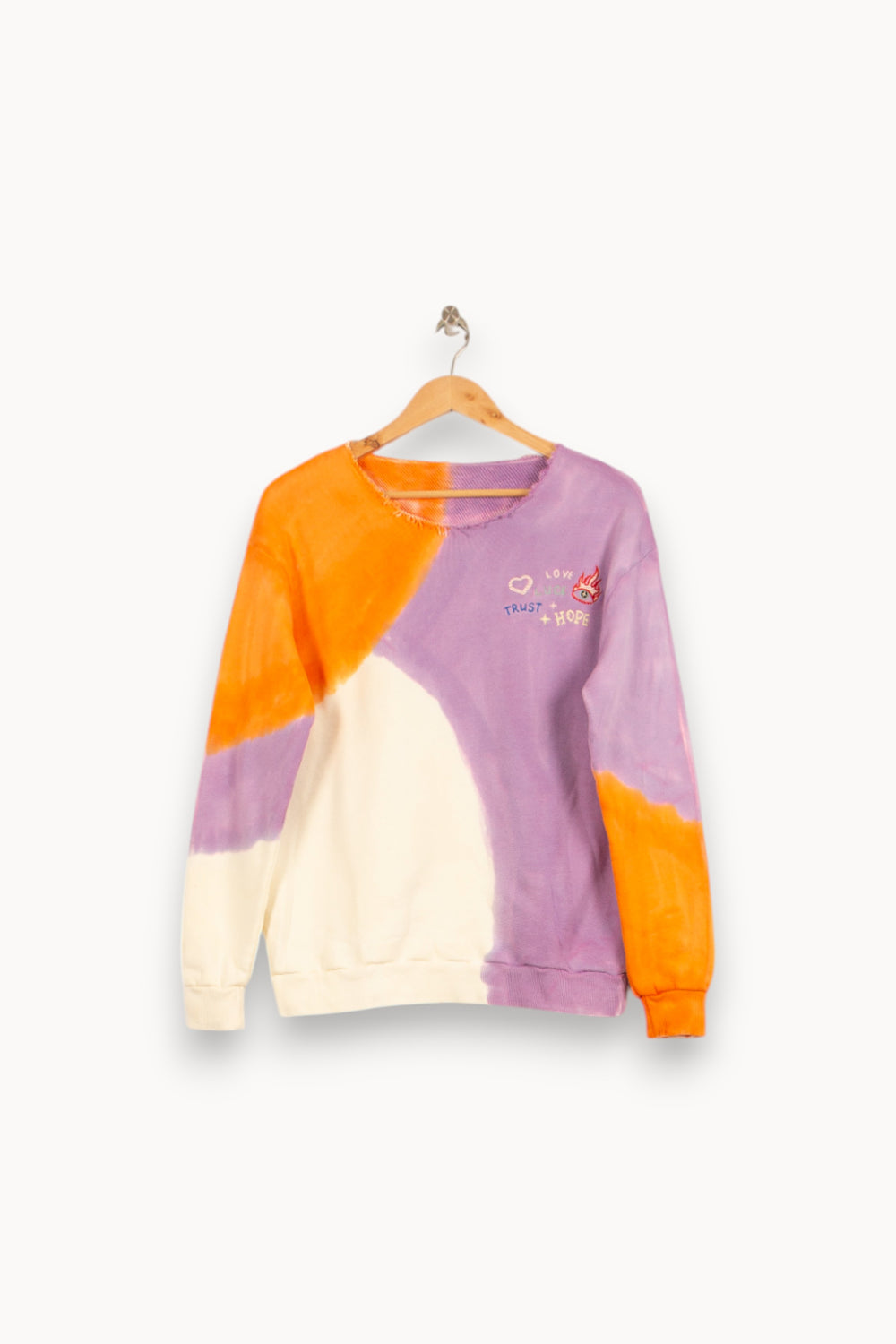 Sweat Violet Orange et Blanc - Taille XS/34 de la marque Imprevu | PARAD59864 - Vendu par Paradigme - Image 2