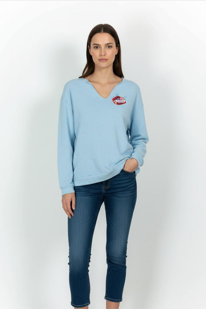 Sweat Bleu - Taille S/36 de la marque Imprevu | PARAD59868 - Vendu par Paradigme - Image 1
