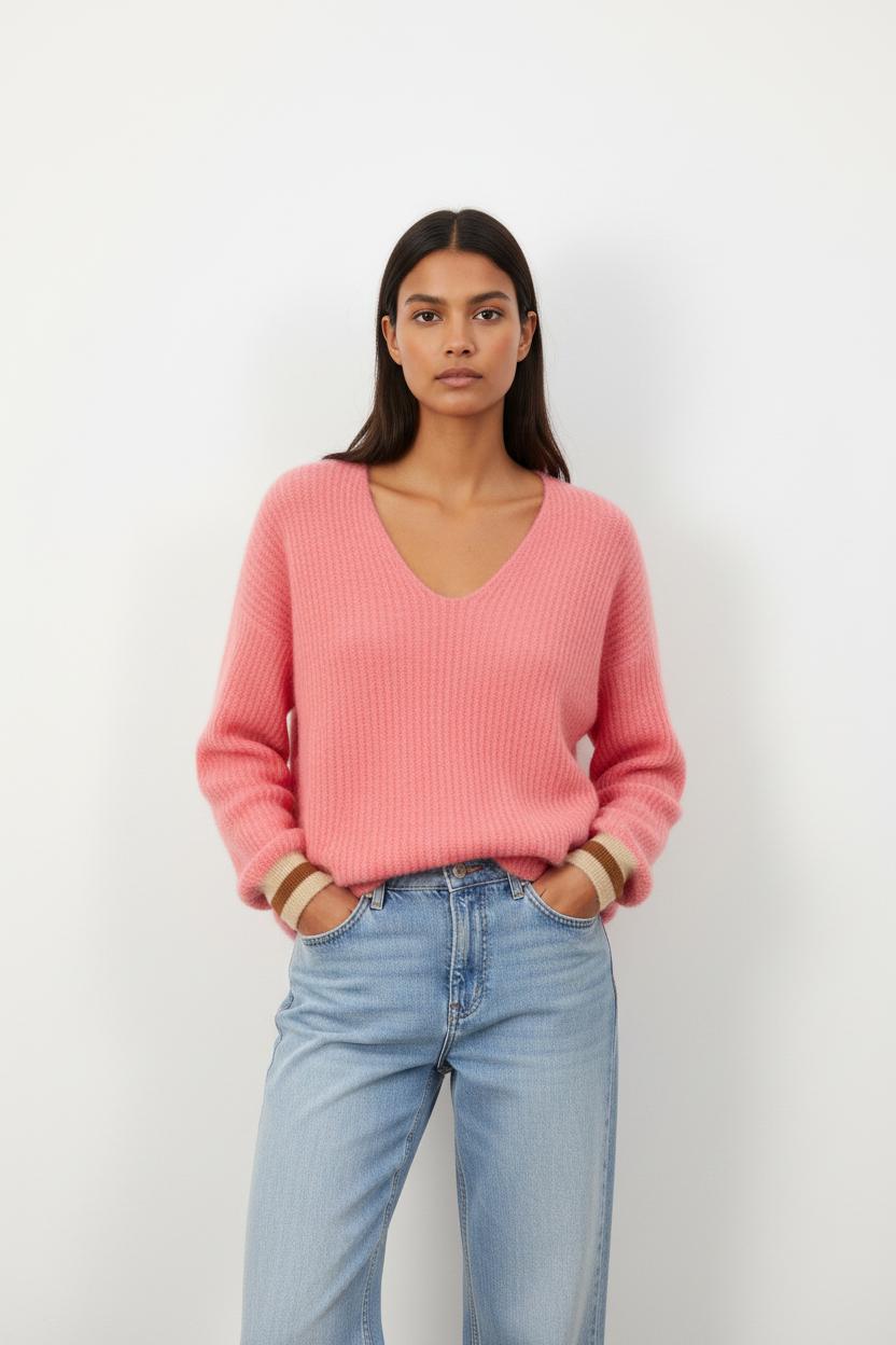 Pull Rose - Taille S/36