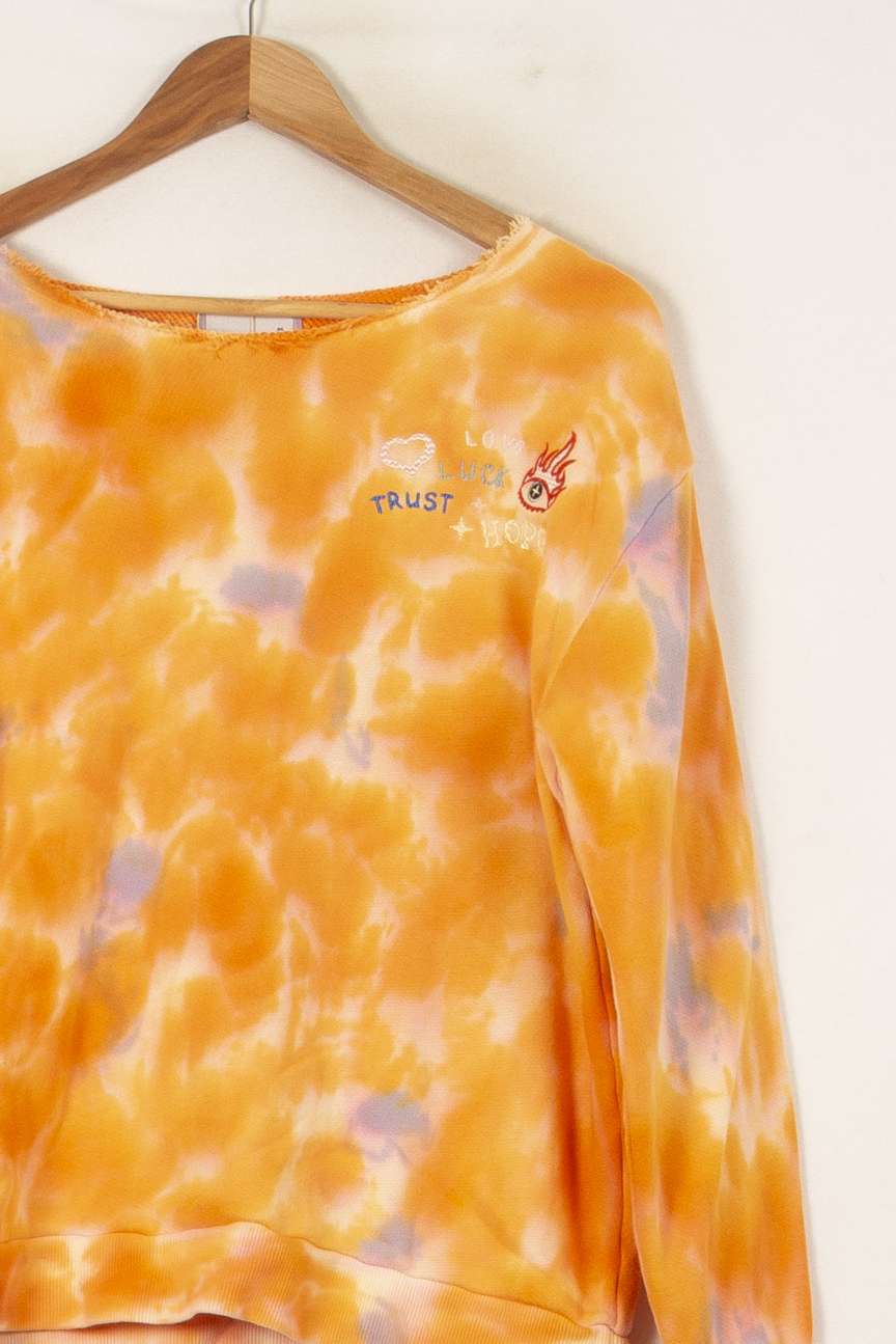 Sweat-shirt Orange et Violet - Taille XS/34 de la marque Imprevu | PARAD59872 - Vendu par Paradigme - Image 3