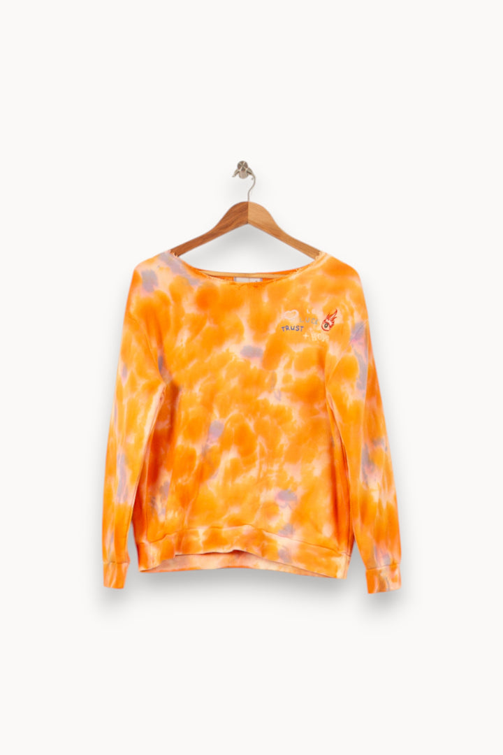 Sweat-shirt Orange et Violet - Taille XS/34 de la marque Imprevu | PARAD59872 - Vendu par Paradigme - Image 2