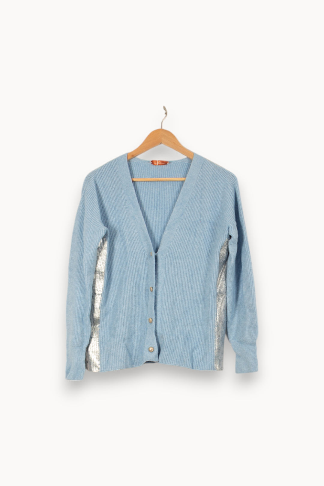 Cardigan Bleu et Argenté - Taille S/36 de la marque Imprevu | PARAD59879 - Vendu par Paradigme - Image 2
