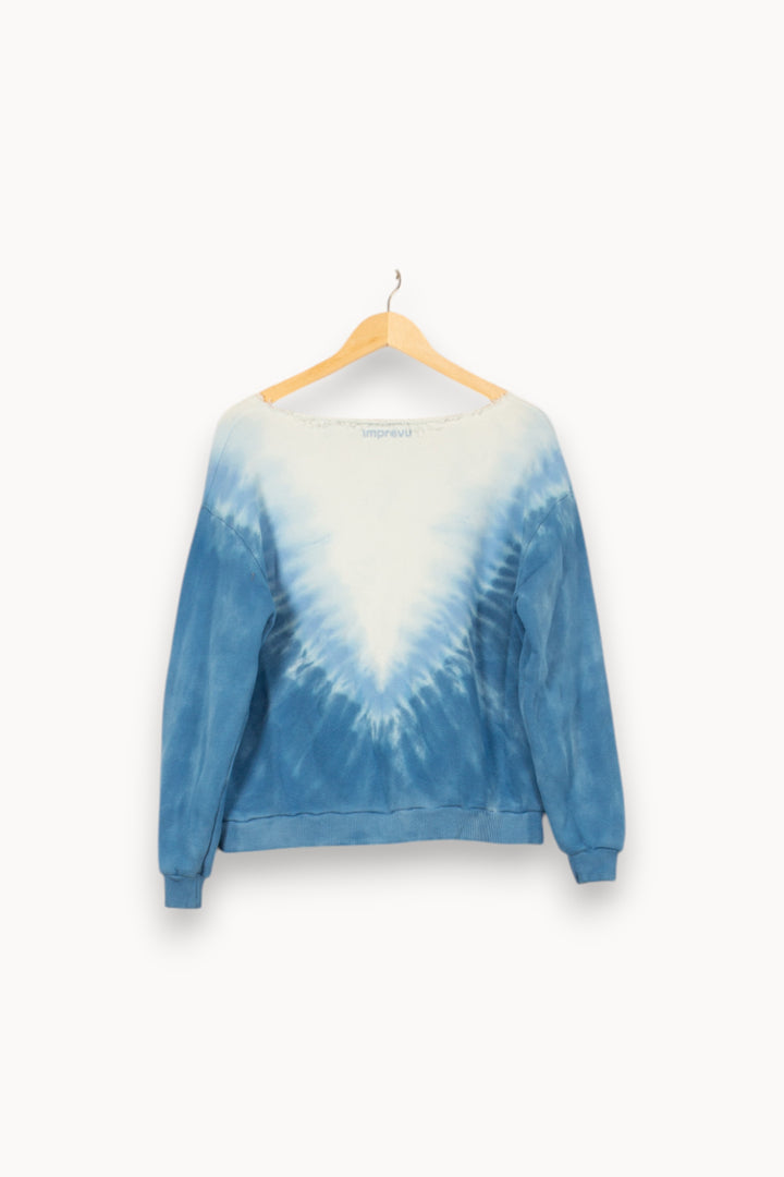 Sweat Bleu et Blanc - Taille S/36 de la marque Imprevu | PARAD59882 - Vendu par Paradigme - Image 4