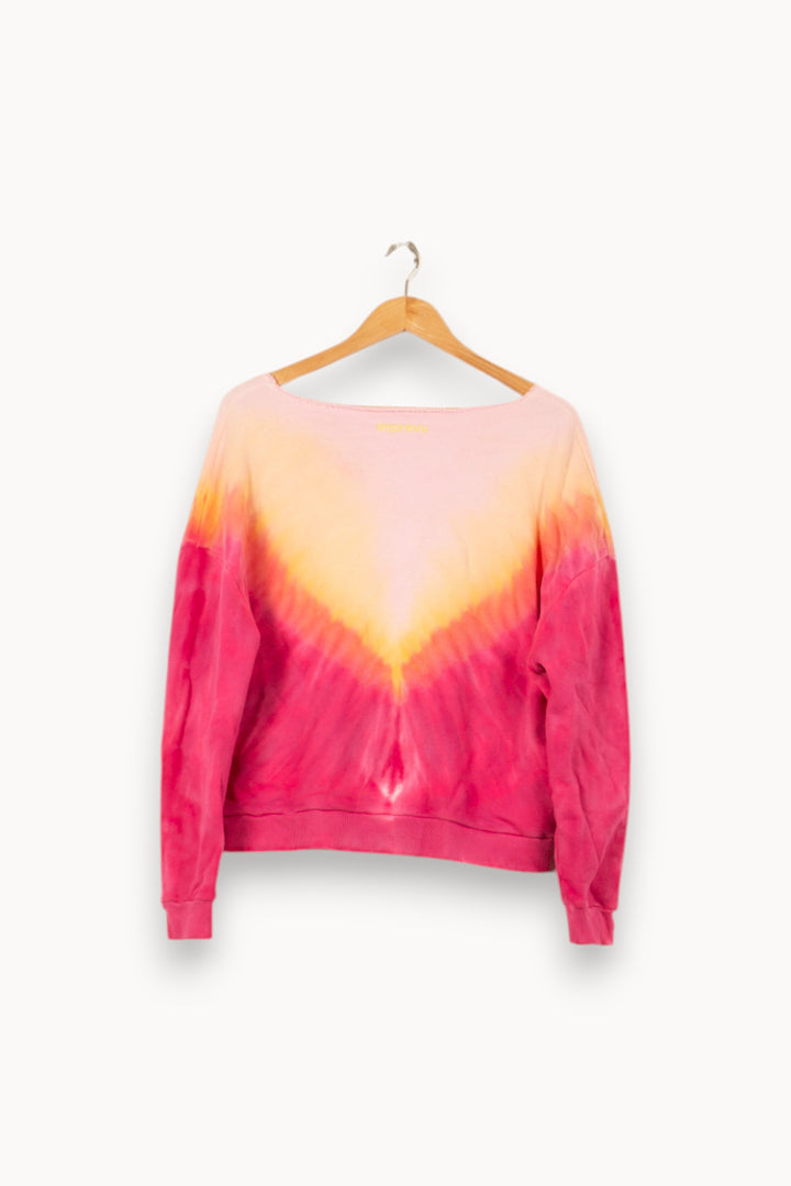 Sweat Rose et Jaune - Taille S/36 de la marque Imprevu | PARAD59883 - Vendu par Paradigme - Image 4