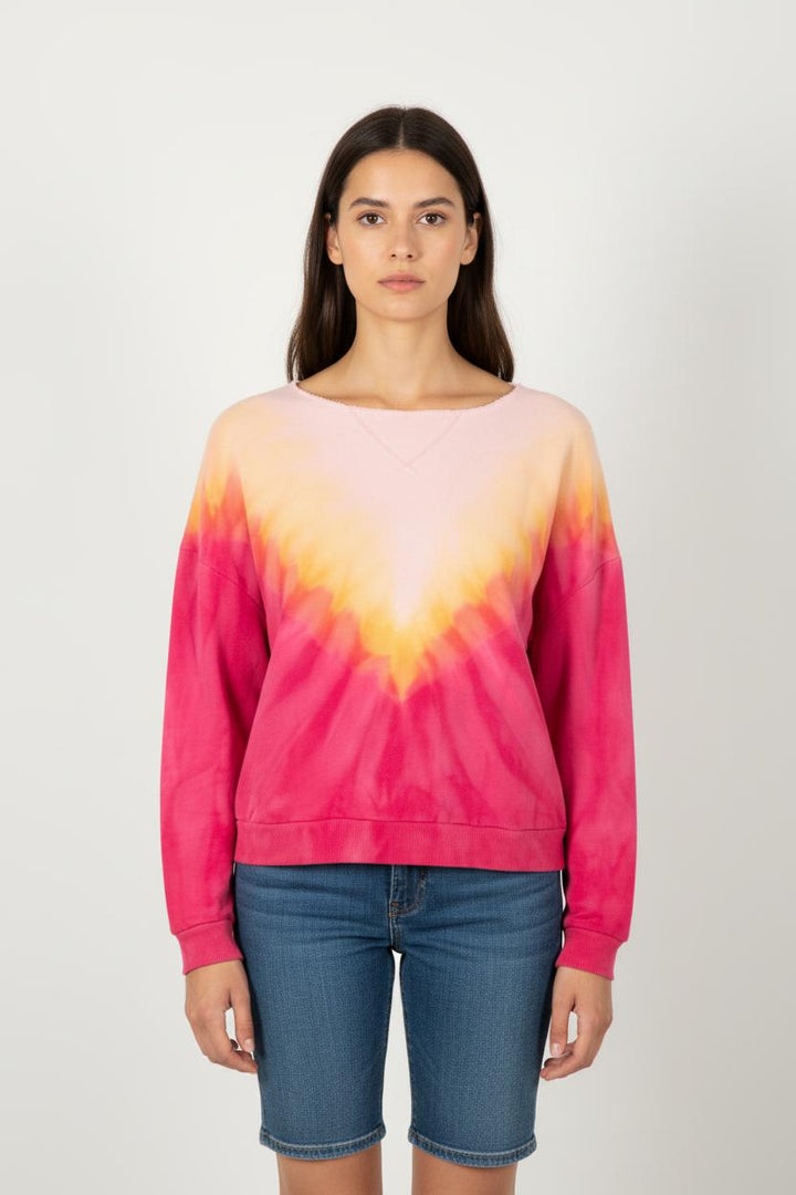 Sweat Rose et Jaune - Taille S/36