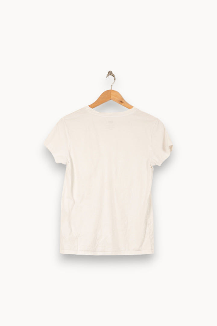 Tee-shirt Blanc - Taille M/38 de la marque Levi's | PARAD59889 - Vendu par Paradigme - Image 4