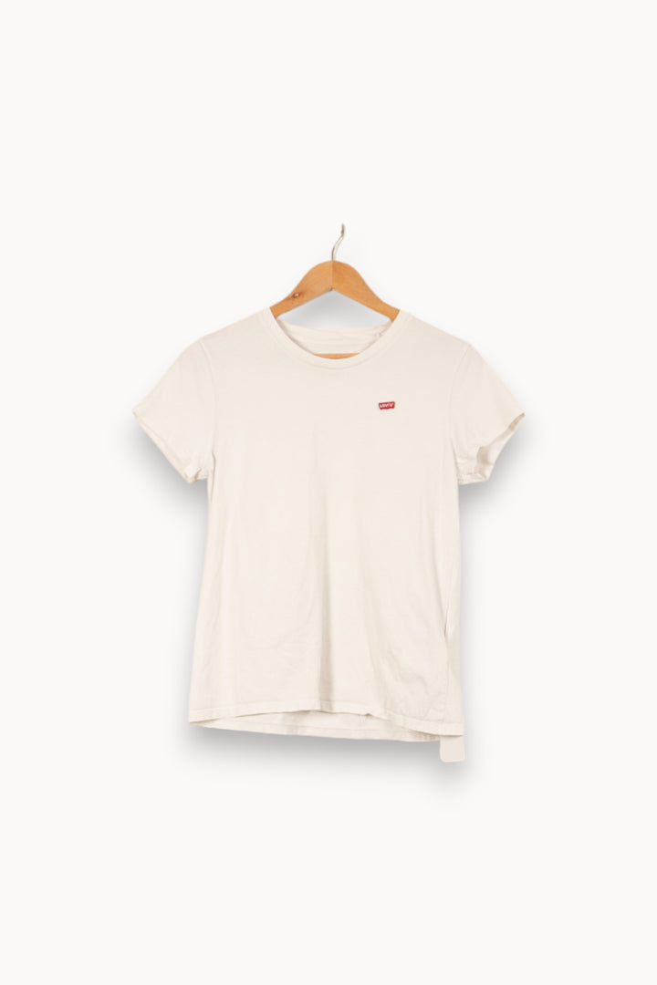 Tee-shirt Blanc - Taille M/38 de la marque Levi's | PARAD59889 - Vendu par Paradigme - Image 2