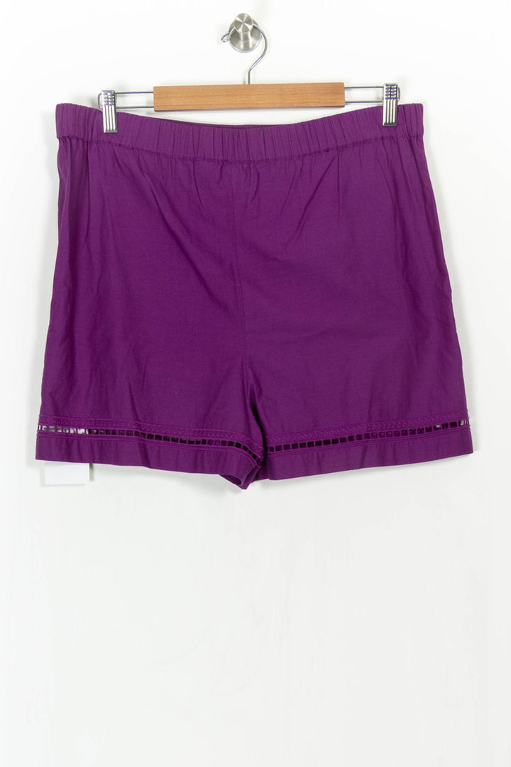 Short Violet - Taille L/40 de la marque Sézane | PARAD59892 - Vendu par Paradigme - Image 4