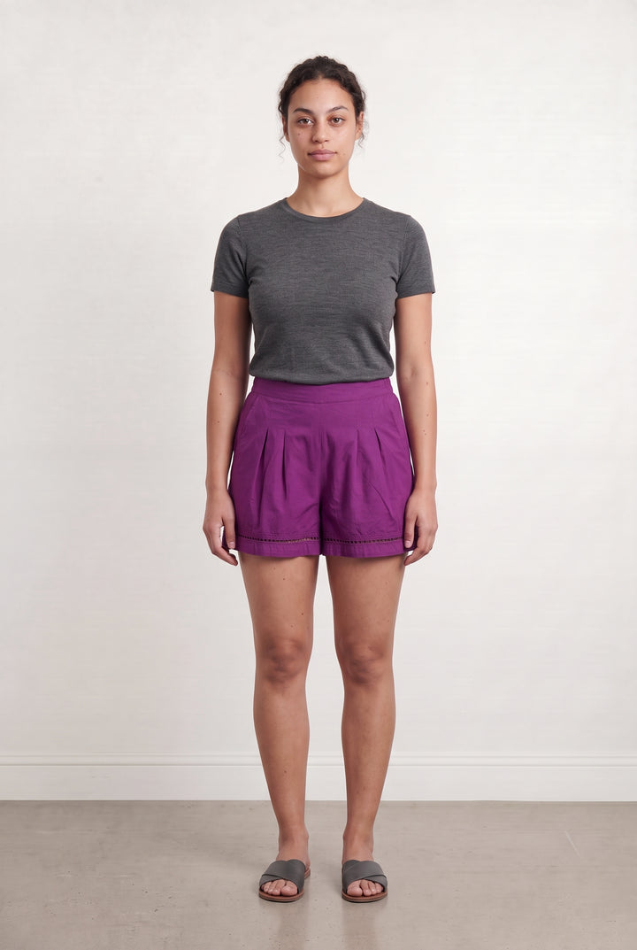 Short Violet - Taille L/40 de la marque Sézane | PARAD59892 - Vendu par Paradigme - Image 1