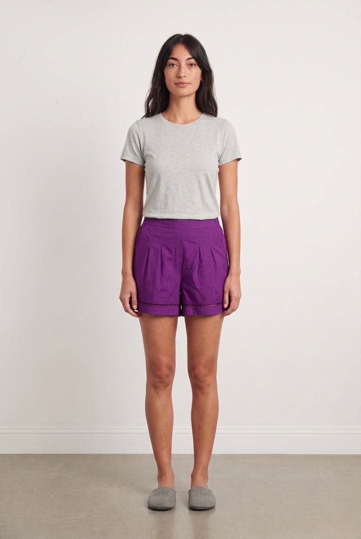 Short Violet - Taille M/38 de la marque Sézane | PARAD59893 - Vendu par Paradigme - Image 1