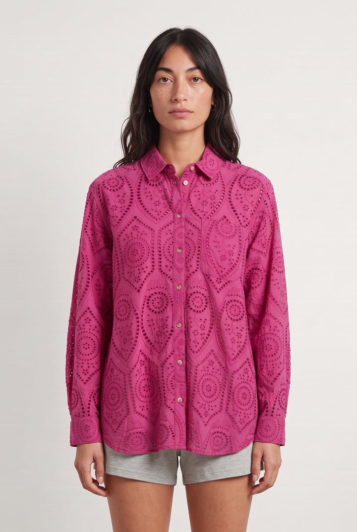 Chemise Rose - Taille XS/34 de la marque Sézane | PARAD59896 - Vendu par Paradigme - Image 1
