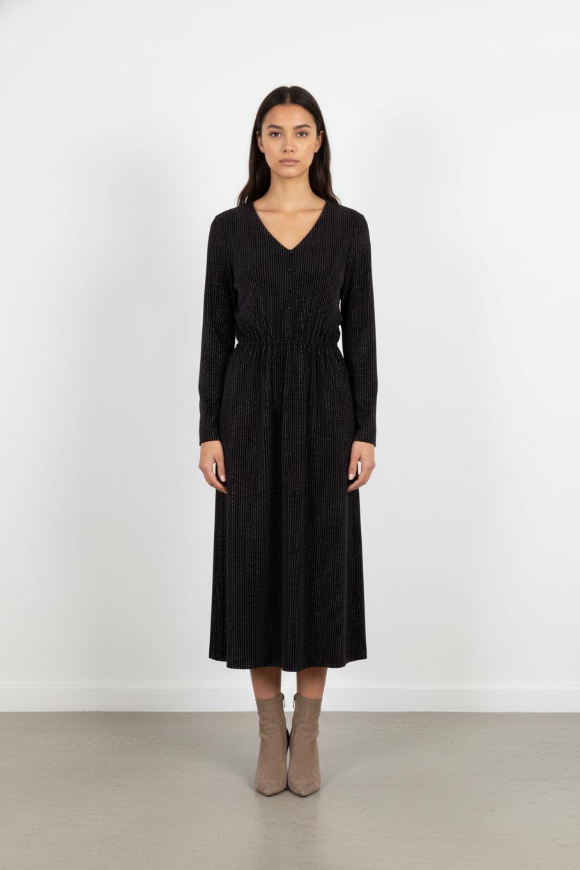 Robe Midi Noire - Taille XS/34