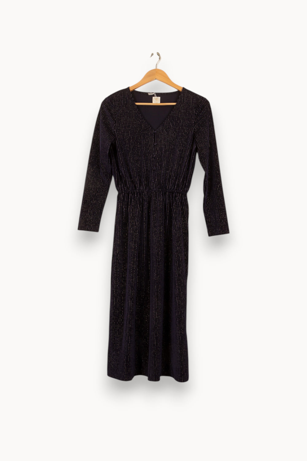 Robe Midi Noire - Taille XS/34 de la marque Des petits hauts | PARAD59900 - Vendu par Paradigme - Image 2