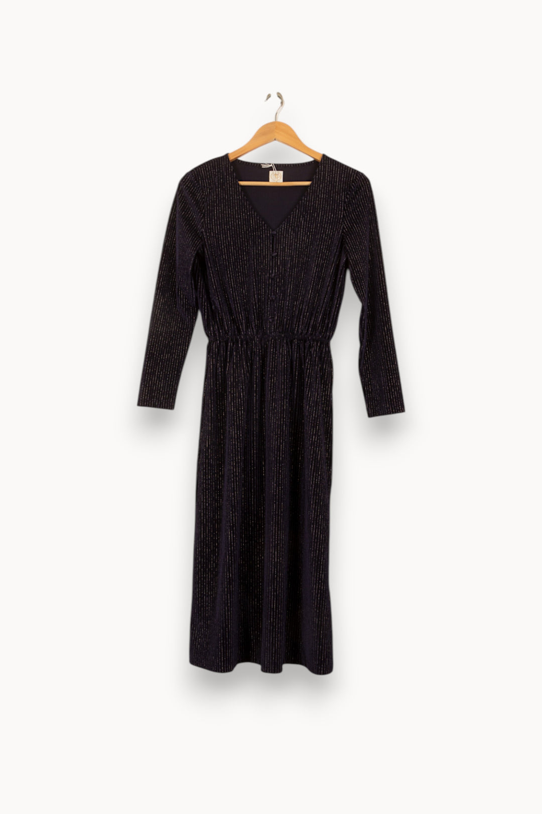 Robe Midi Noire - Taille XS/34 de la marque Des petits hauts | PARAD59900 - Vendu par Paradigme - Image 2